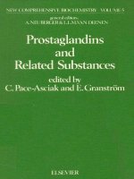 New comprehensive biochemistry vol 05 prostaglandins and related substances 
