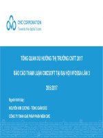 Báo cáo thị trường software 2017