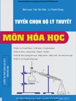 ÔN THI LÝ THUYẾT MÔN HÓA