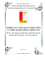 Xây dựng mô hình tham chiếu kiến trúc hệ thống quản lý giáo dục với học bạ điện tử  