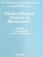 New comprehensive biochemistry vol 11 modern physical methods in biochemistry part b 