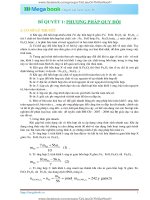 ÔN THI ĐẠI HỌA MÔN HÓA