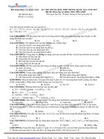 60 đề thi thử  thpt quốc gia môn hóa học năm 2017 của các trường chuyên, nổi tiếng trên cả nước giải chi tiết từng câu (phần 1) 