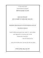 MÔ PHỎNG KÊNH TRUYỀN BẰNG MATLAB