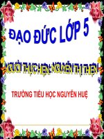Có Chí Thì Nên – Đạo Đức Lớp 5
