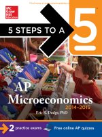 5 steps to a AP microeconomics mcgrwhill by dodge 
