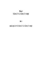 Bài giảng Tâm lý y học