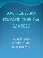 Đồng Thuận Về Chẩn Đoán Và Điều Trị Tiêu Chảy Cấp Ở Trẻ Em