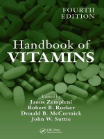 Ebook Handbook of vitamins (4th edition) Part 1