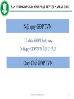 Noi quy - Quy Che GDPTVN