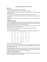 Bài giảng Thống kê y học  Bài 6 Thống kê, biến số và phân phối