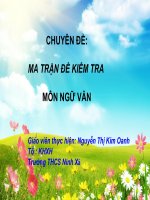 chuyen de TP -MATRANDE- oanh chuan