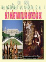 Bài Giảng NHỮNG THÀNH TỰU VĂN HÓA THỜI CẬN ĐẠI