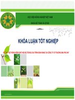 hệ thống kiểm soát nội bộ trong chu trình bán hàng tại công ty cp thương mại phú an 