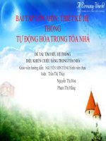 tìm hiểu hệ thống điều khiển chiếu sáng trong tòa nhà