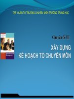CD - xay dung ke hoach to chuyen mon