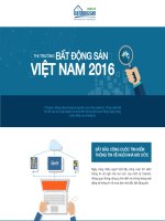 Báo Cáo Thị Trường Bất Động Sản Việt Nam 2016