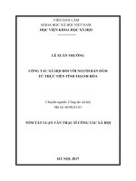 Công tác xã hội đối với người bán dâm từ thực tiễn tỉnh thanh hoá tt 