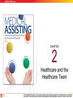Medical assisting Administrative and clinical procedures (5e)  Chapter 2 Healthcare and the healthcare team