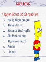 Kĩ năng tổ chức giờ sinh hoạt lớp