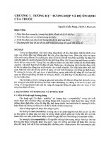 Ebook Dược lâm sàng  Những nguyên lý cơ bản và sử dụng thuốc trong điều trị (Tập 1 Các nguyên lý cơ bản trong dược lâm sàng  tái bản lần thứ nhất) Phần 2