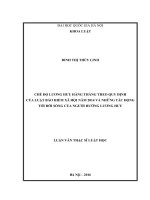Chế độ lương hưu hàng tháng theo quy định của luật bảo hiểm xã hội năm 2014 và những tác động tới đời sống của người hưởng lương hưu 