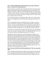 10 câu hỏi và đáp án tiền tệ ngân hàng