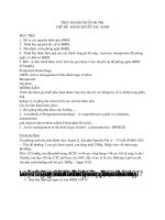 Thực hành chuẩn bị PBL băng huyết sau sanh