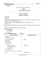 giáo án thể dục lớp 3 tuần 29