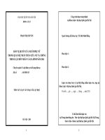Bảo vệ quyền của người phụ nữ trong quan hệ nhân thân giữa vợ và chồng theo luật hôn nhân và gia đình năm 2014 (tt)