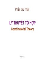 LÝ THUYẾT TỔ HỢP Combinatorial Theory