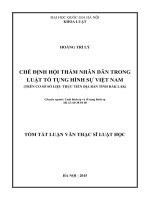 Chế định hội thẩm nhân dân trong luật tố tụng hình sự việt nam (tt)