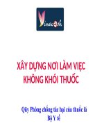 Xây Dựng Nơi Làm Việc Không Khói Thuốc