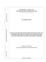 Một số giải pháp nhằm phát triển thị trường tiêu thụ sản phẩm cho Công ty cổ phần xuất nhập khẩu thủ công mỹ nghệ tỉnh Nam Định (Artexport Nam Định)