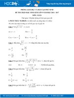 Đề thi HSG Toán 9 năm 20162017 Phòng GDĐT Phù Ninh có đáp án