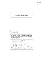 Ma trận nghịch đảo , 13/10/2010