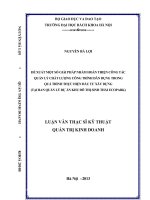 Đề xuất một số giải pháp nhằm hoàn thiện công tác quản lý chất lượng công trình dân dụng trong quá trình thực hiện đầu tư xây dựng (tại Ban quản lý dự án Khu đô thị sinh thái Ecopack)