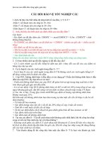 148 câu hỏi bảo vệ đồ án tốt nghiệp