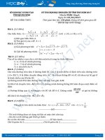 Đề thi HSG Toán 9 cấp Tỉnh 2017 có đáp án Sở GDĐT Quảng Ninh