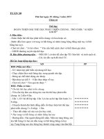 giáo án thể dục lớp 3 tuần 30