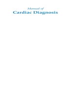 Ebook Manual of cardiac diagnosis Part 1