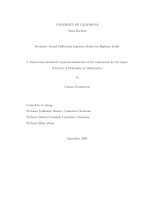 Stochastic partial differential equation models for highway traffic 