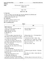 giáo án thể dục lớp 1  tuần 4