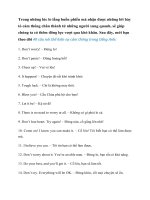 40 câu nói thể hiện sự cảm thông trong tiếng anh