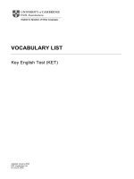 cambridge vocablist