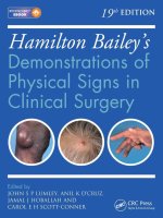 Ebook Hamilton baileys physical signs (19th edition) Part 1