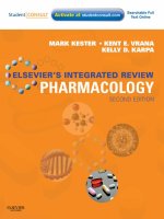 Ebook Elseviers integrated review pharmacology (2nd edition) Part 1