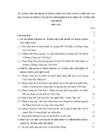 TÀI LIỆU CHUYÊN đề   tư TƯỞNG hồ CHÍ MINH về ĐẢNG CỘNG sản VIỆT NAM và một số vấn đề cấp BÁCH TRONG xây DỰNG CHỈNH đốn ĐẢNG THEO tư TƯỞNG hồ CHÍ MINH