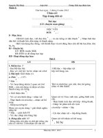 giáo án thể dục lớp 1  tuần 2