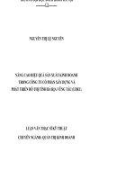 Nâng cao hiệu quả sản xuất kinh doanh trong công ty cổ phần xây dựng và phát triển đô thị tỉnh Bà Rịa Vũng Tàu(UDEC).